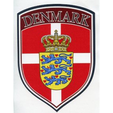 Decal -  Denmark Crest Flag
